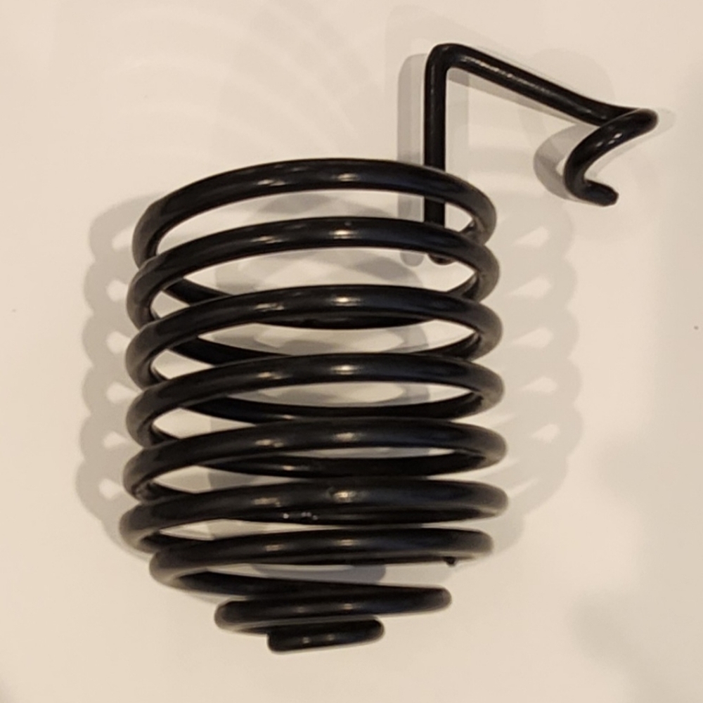 Black Spiral Drink Holder For Microphone Stand Or Drum Hardware Stand